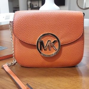 NWT Michael Kors "Fulton" Crossbody Bag